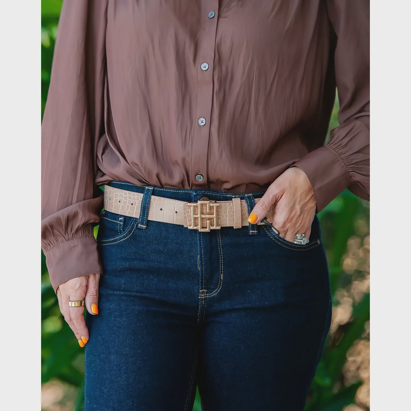 Bridgette Belt - LATTE