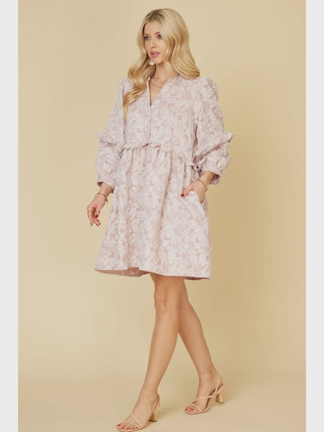 The Kinzlie Dress - DUSTY PINK