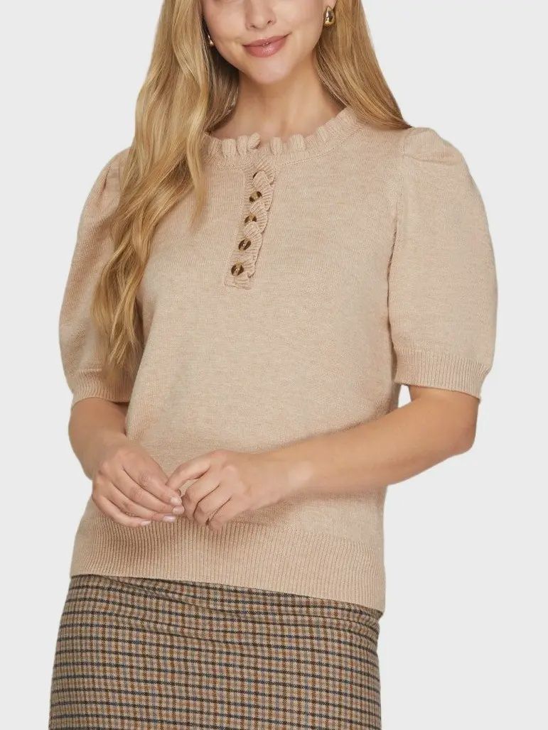 The Vada Sweater - TAUPE