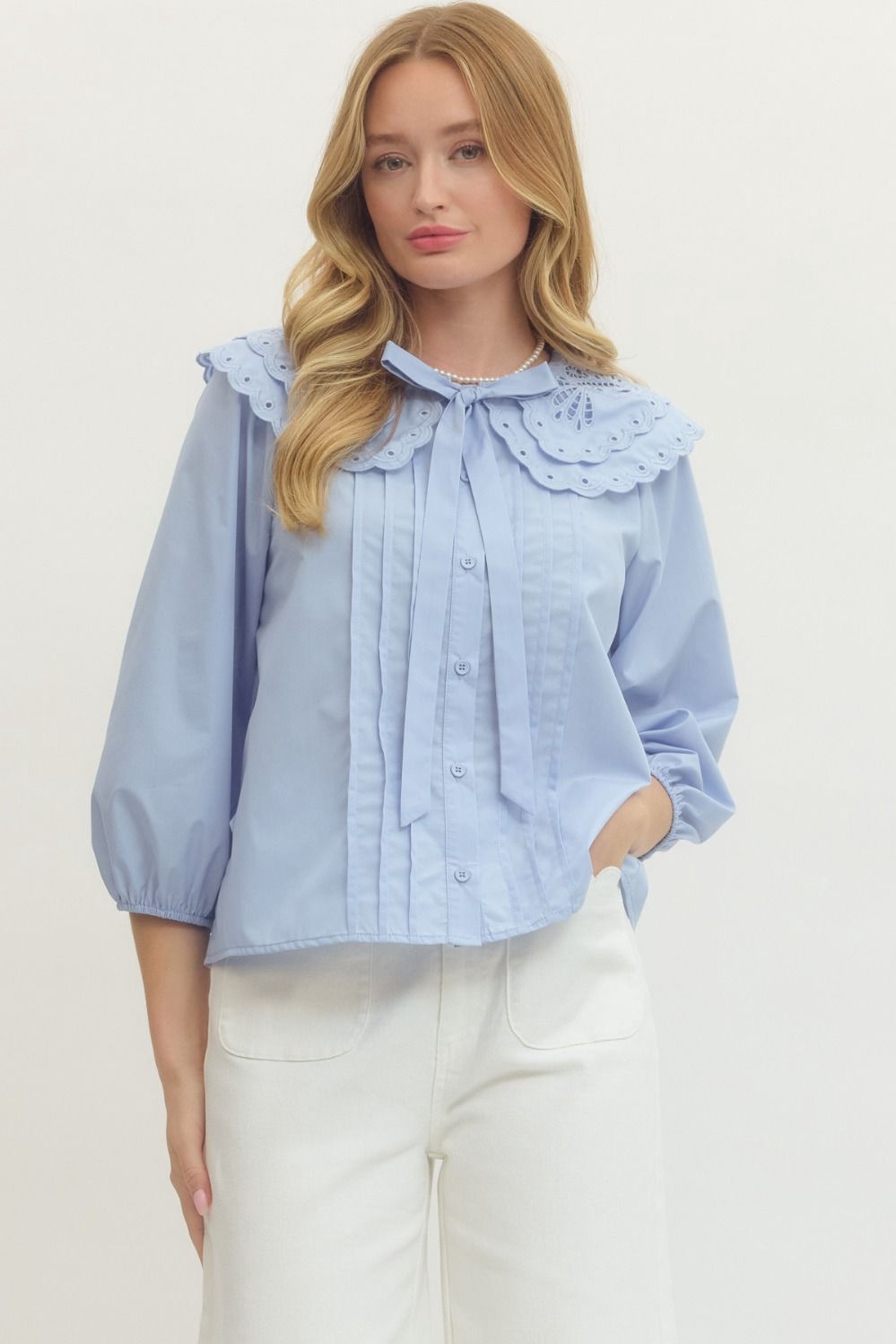 All Dolled-Up Top - PERIWINKLE