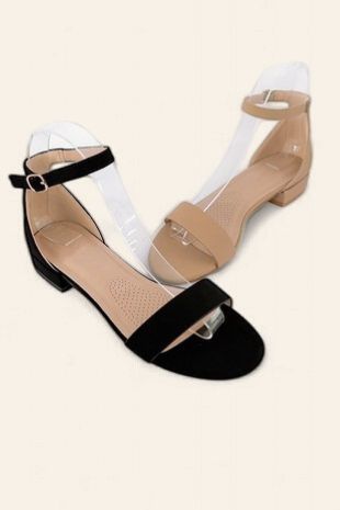 Encircle Round Toe Ankle Strap Sandal