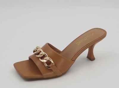 Align Chain Kitten Heel - TAN