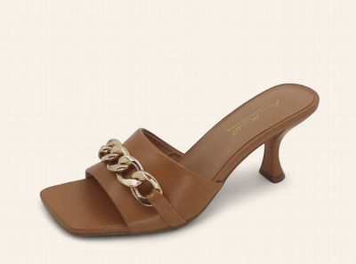 Align Chain Kitten Heel - TAN