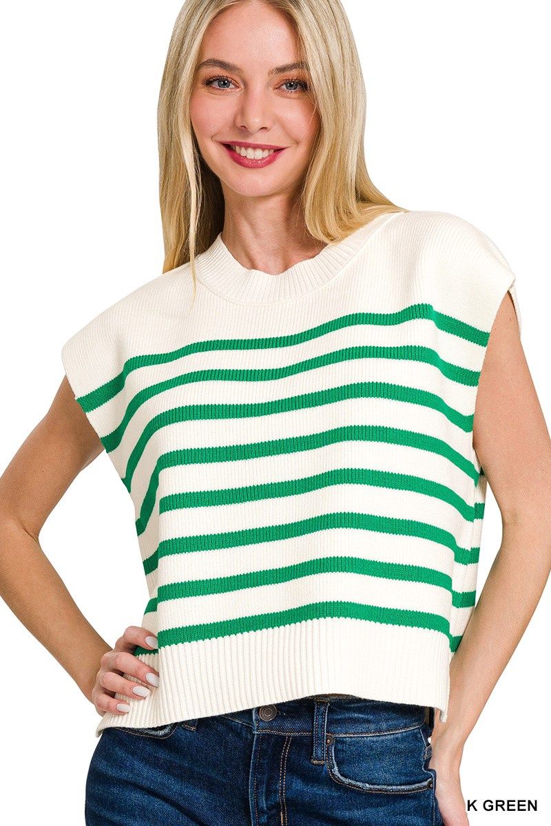The Clover Sweater - KELLY GREEN