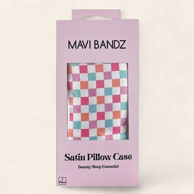 Checkered Satin Pillowcase - STANDARD