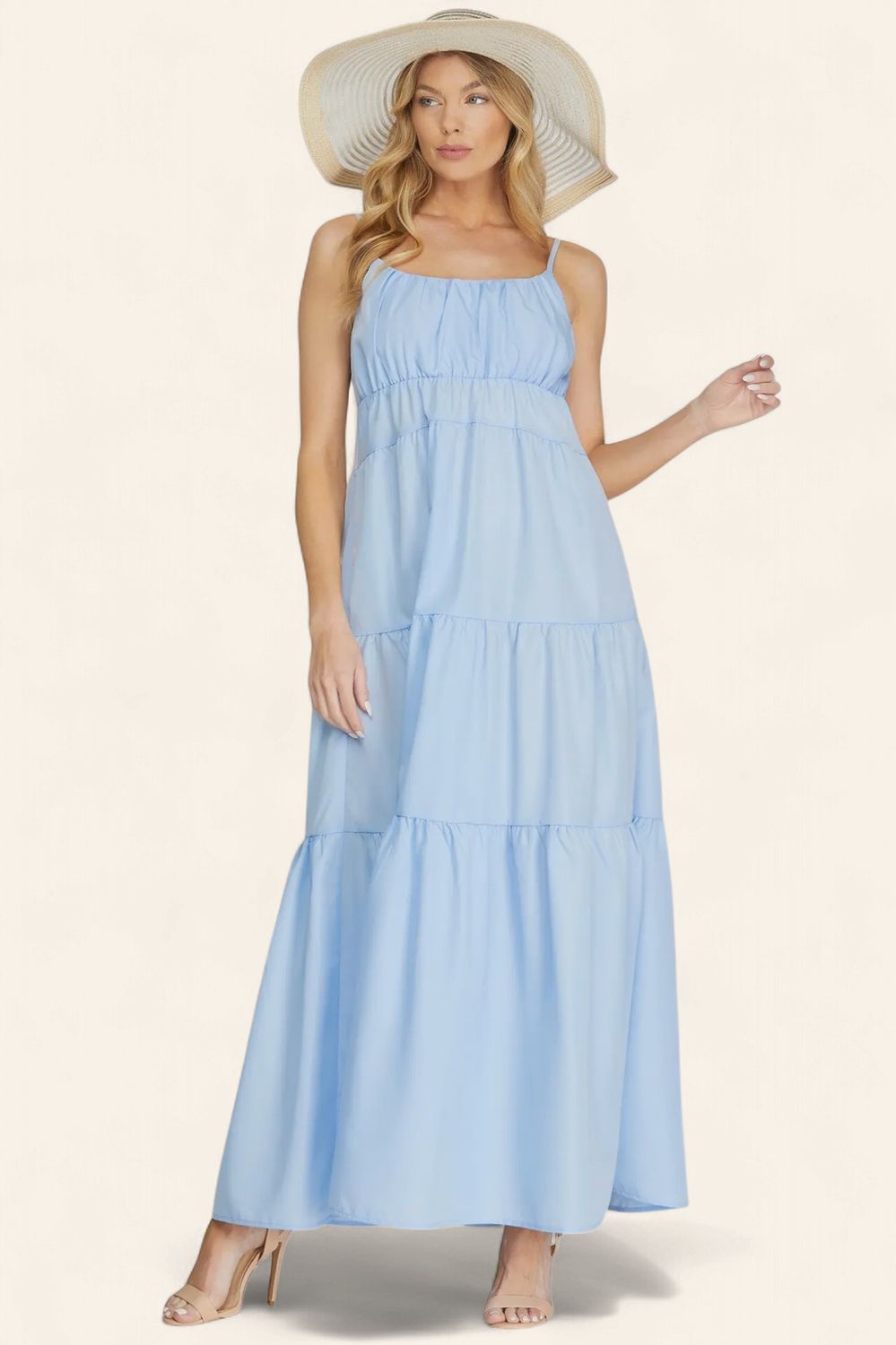 The Corinne Dress - LIGHT BLUE