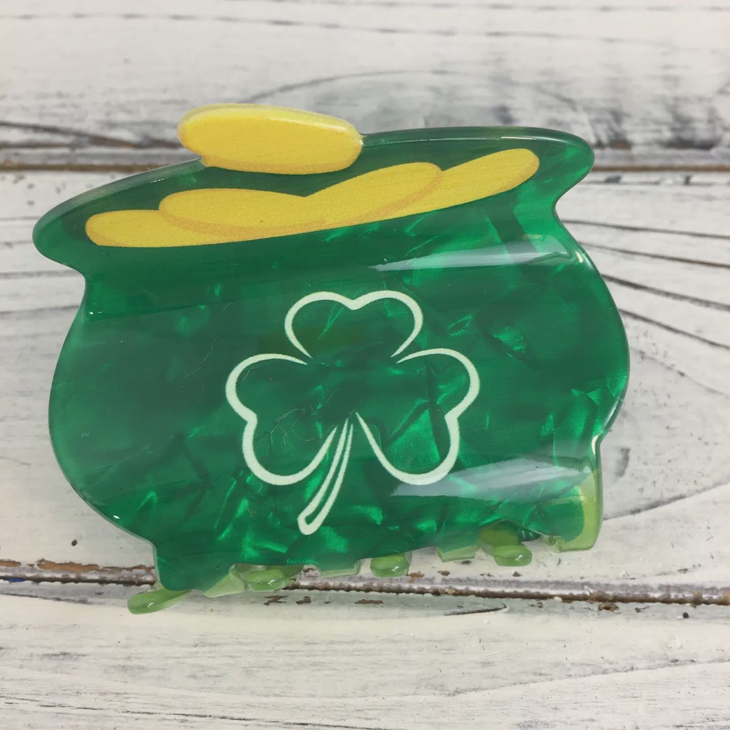 Pot of Gold Claw Clip