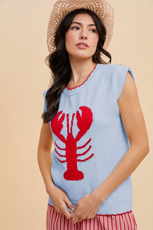 Crawfish Sweater - BLUE SKY