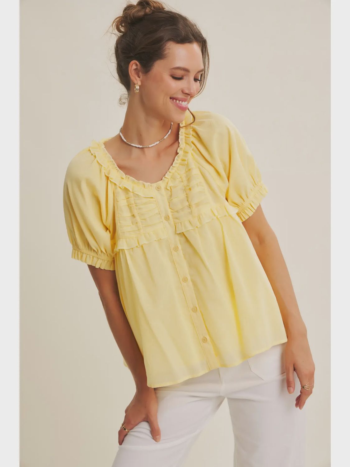 The Sunshine Top - MELLOW YELLOW