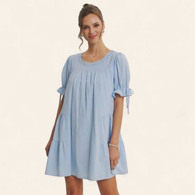 The Julia Dress - ICE BLUE