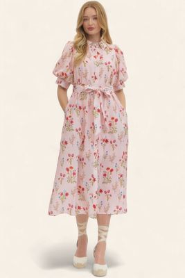 All the Pretty Flowers  Dress - PINK