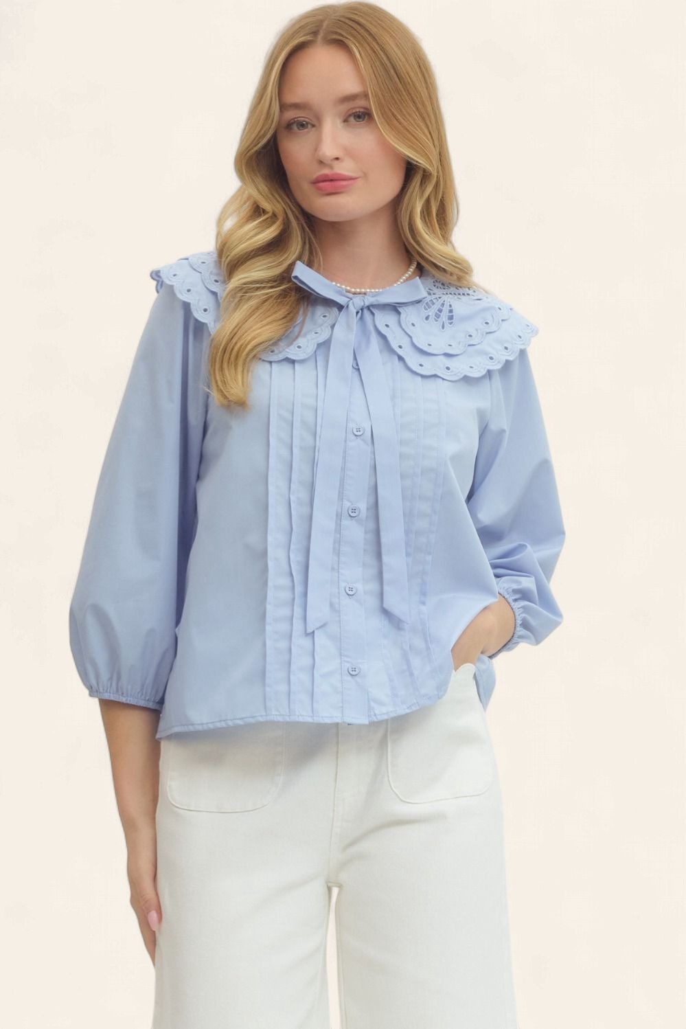 All Dolled-Up Top - PERIWINKLE
