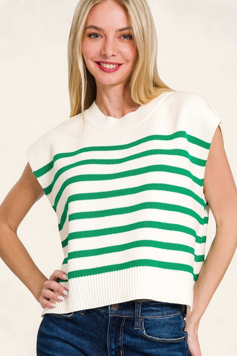 The Clover Sweater - KELLY GREEN