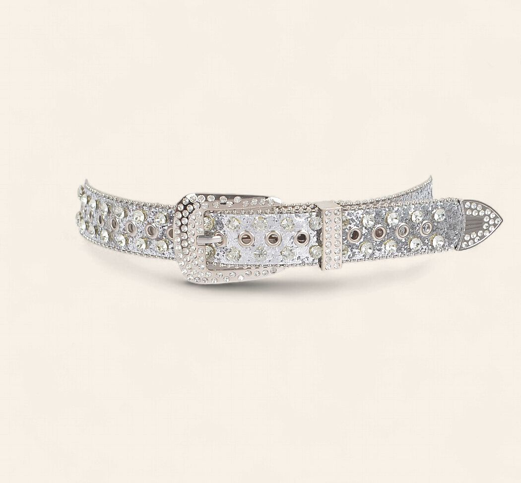 Rhinestone Glitter Belt