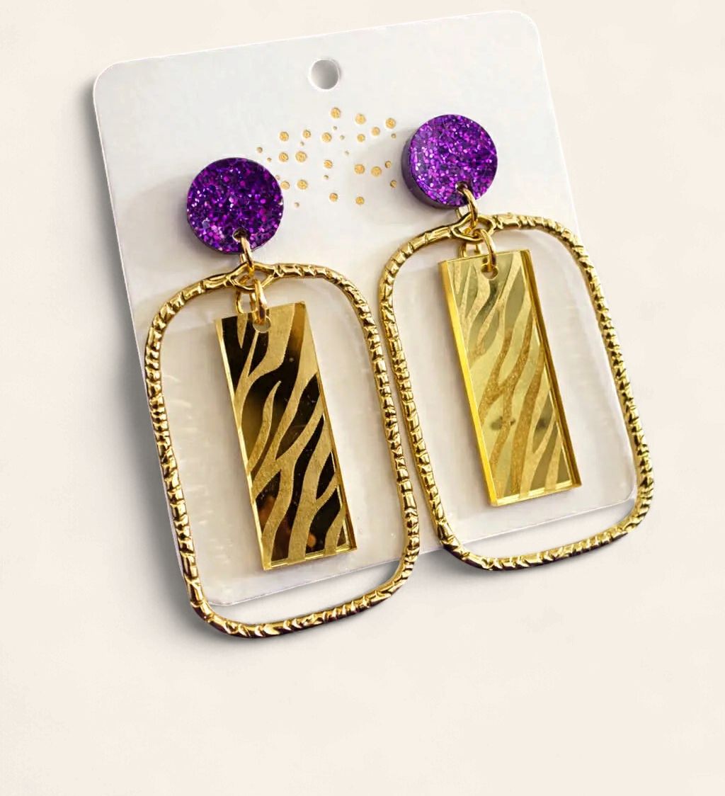 Tiger Glam Earrings