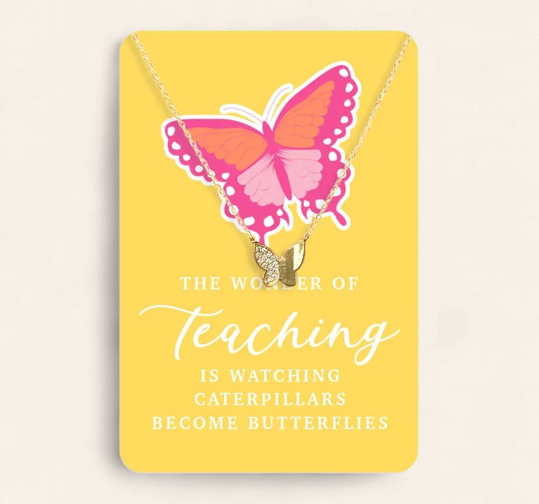 Wonders of Teaching Necklace &amp; Keepsake Card