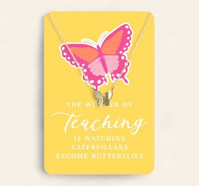 Wonders of Teaching Necklace &amp; Keepsake Card