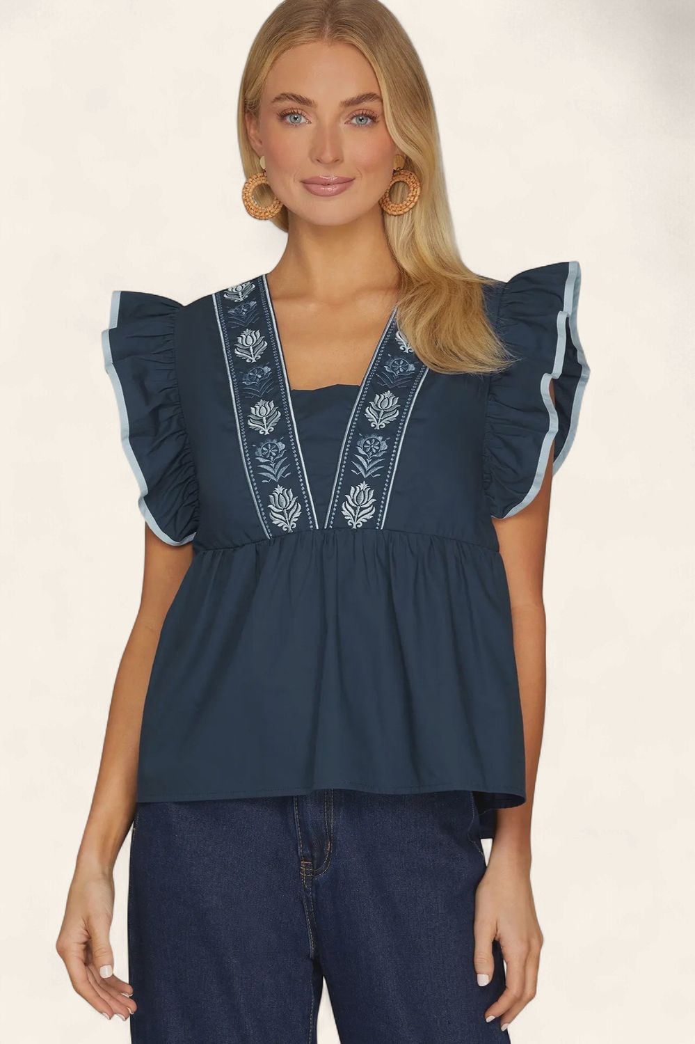 The Blake Top - NAVY