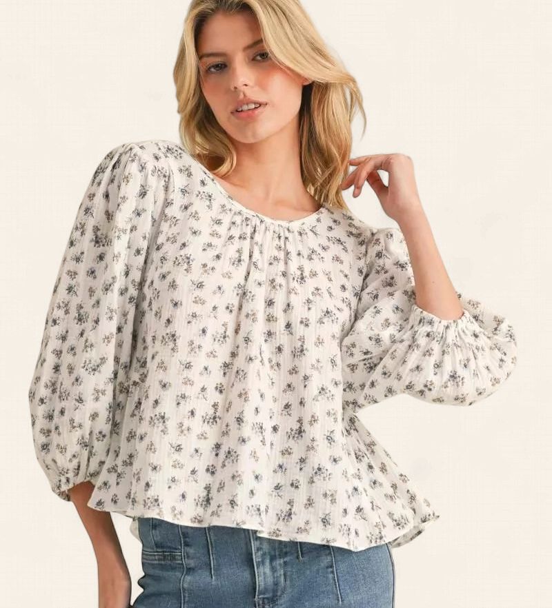 The Bailey Top - WHITE