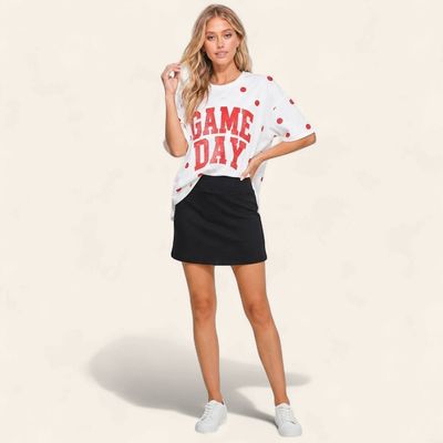 Game Day Skort - BLACK