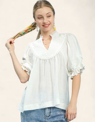 The Leann  Top - WHITE