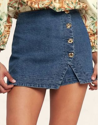 Olivia Denim Skort - MEDIUM