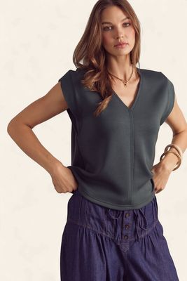 The Claire Top - FOREST