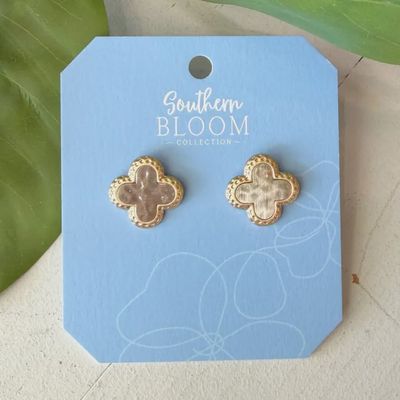 Deux Clover Studs