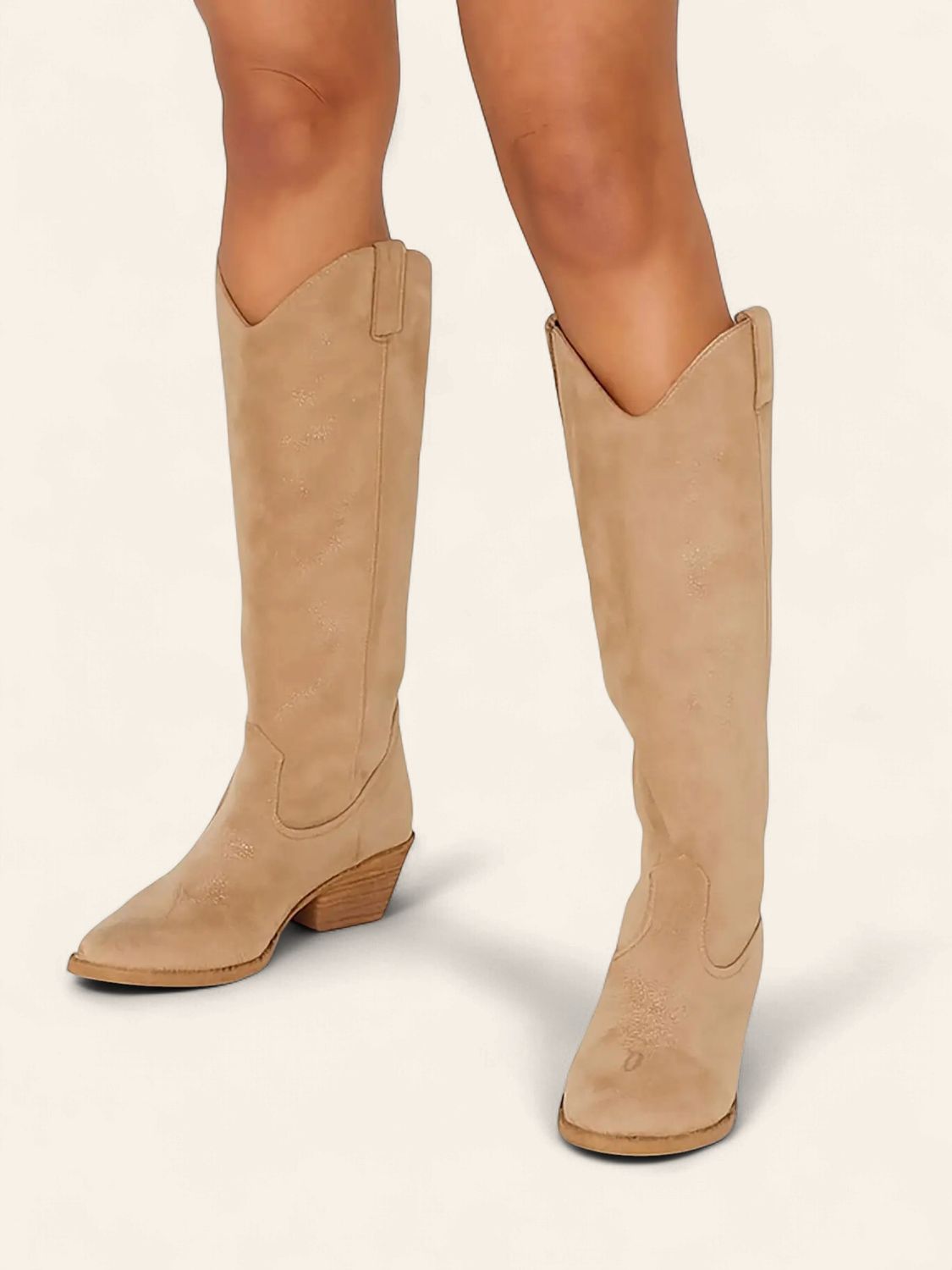 Zahara Western Boot - CAMEL