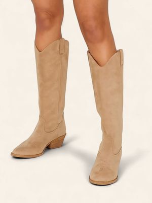 Zahara Western Boot - CAMEL