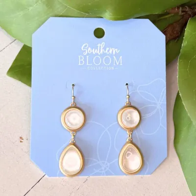 Pearl Bay Drop Earrings