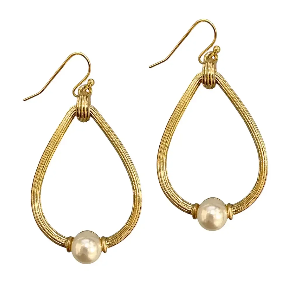 Elan Pearl  Drop Earrings