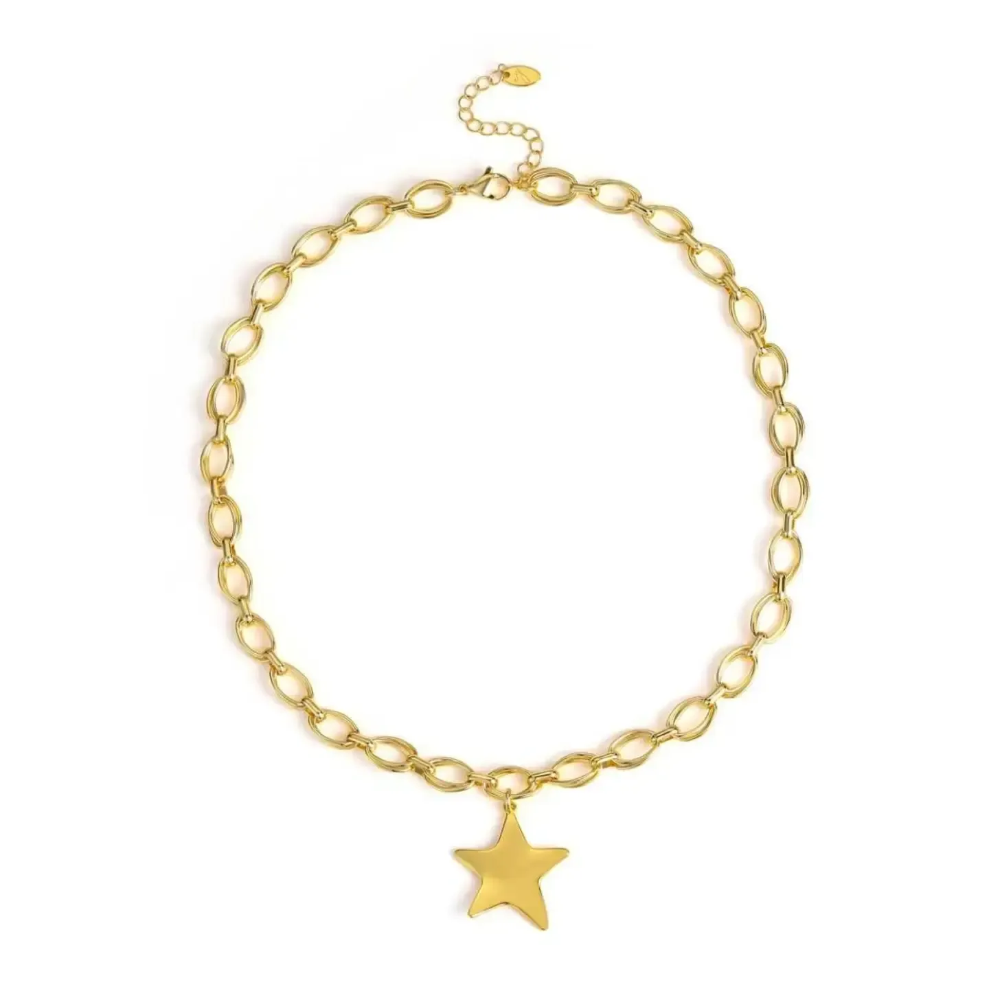 Molten Star Charm  Necklace