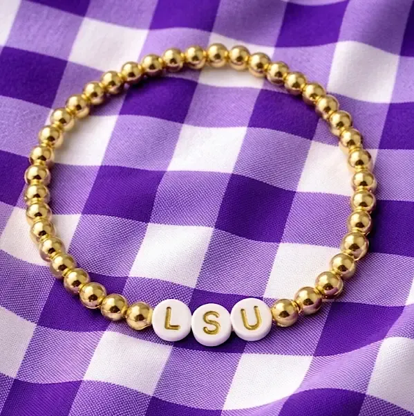 LSU Stretch Bracelet