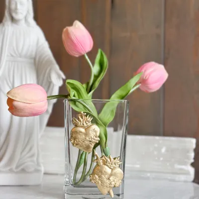 Holy Hearts Vase
