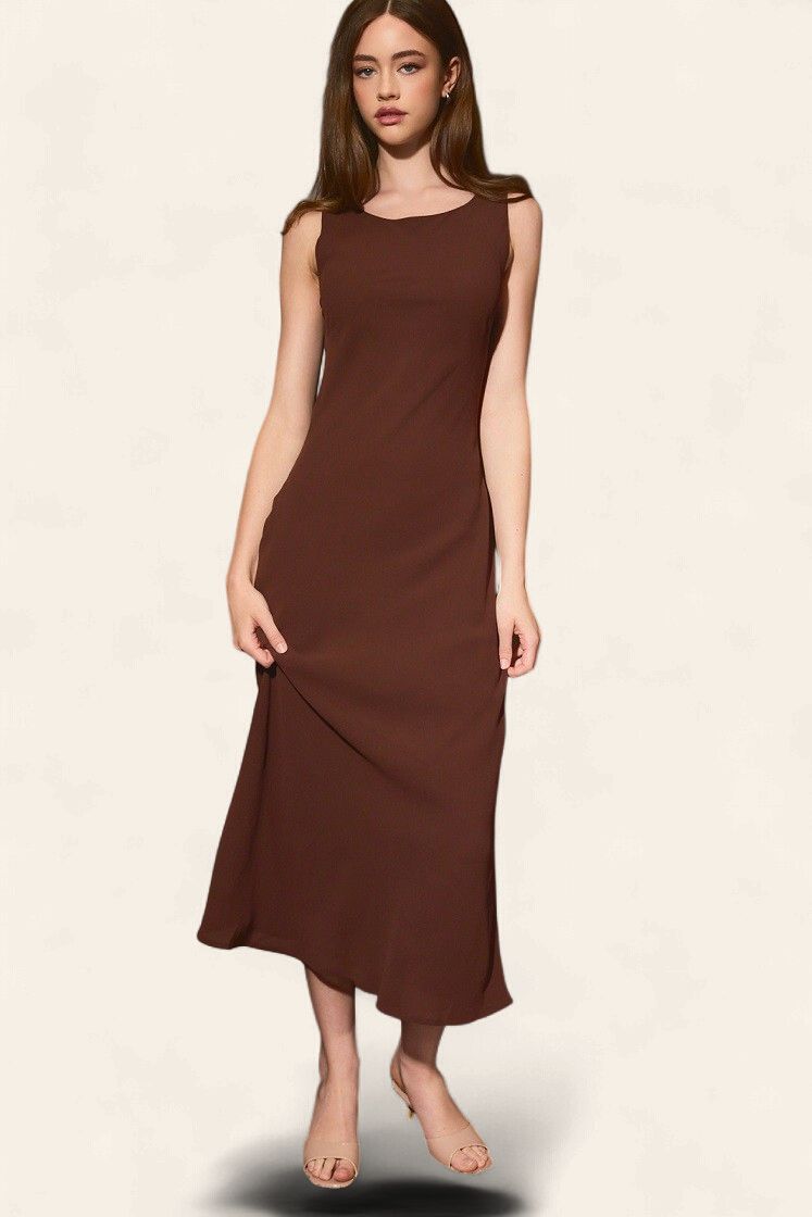The Delaney Dress - CHOC. BROWN