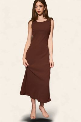 The Delaney Dress - CHOC. BROWN