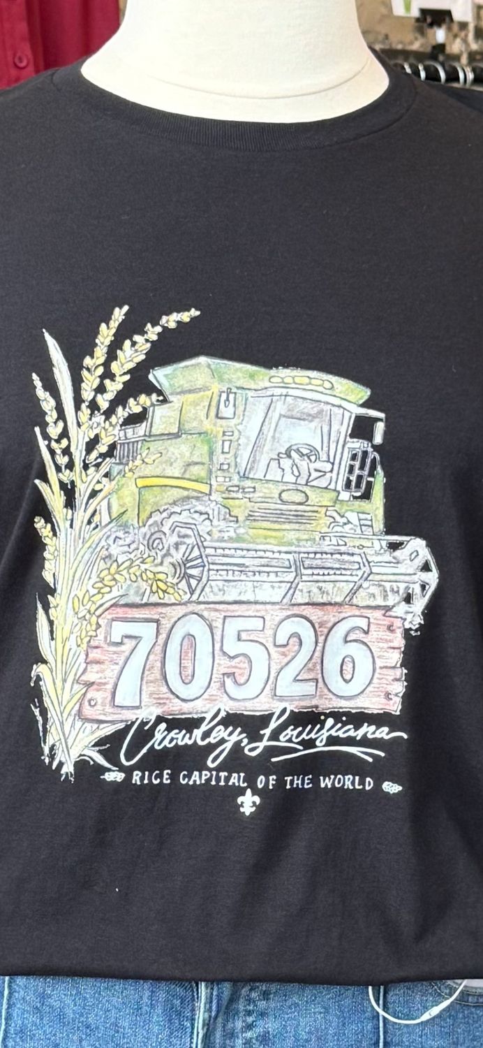 70526 Rice Tee - BLACK
