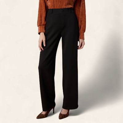 Emery Trouser Pants - BLACK