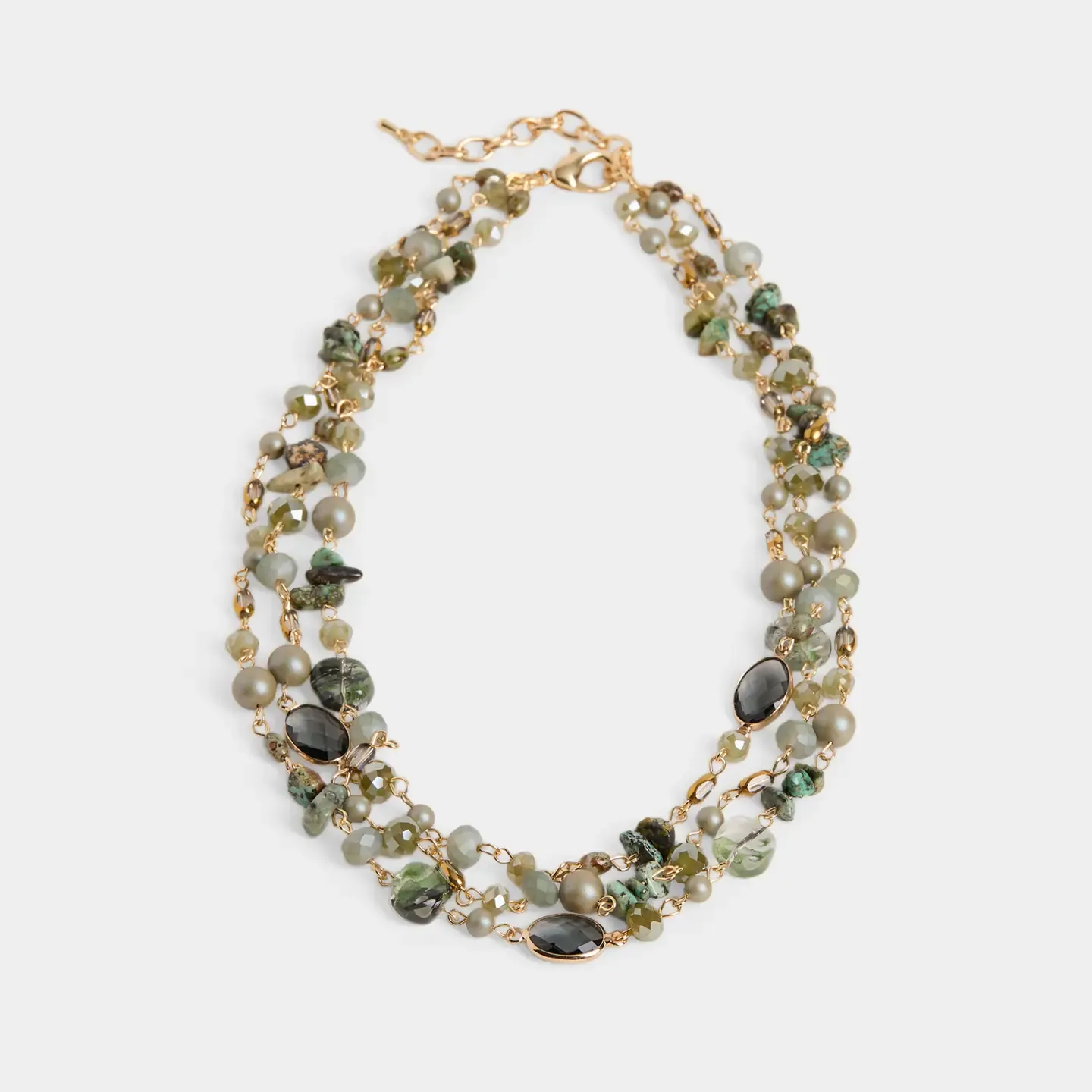 Olive Opal Necklace