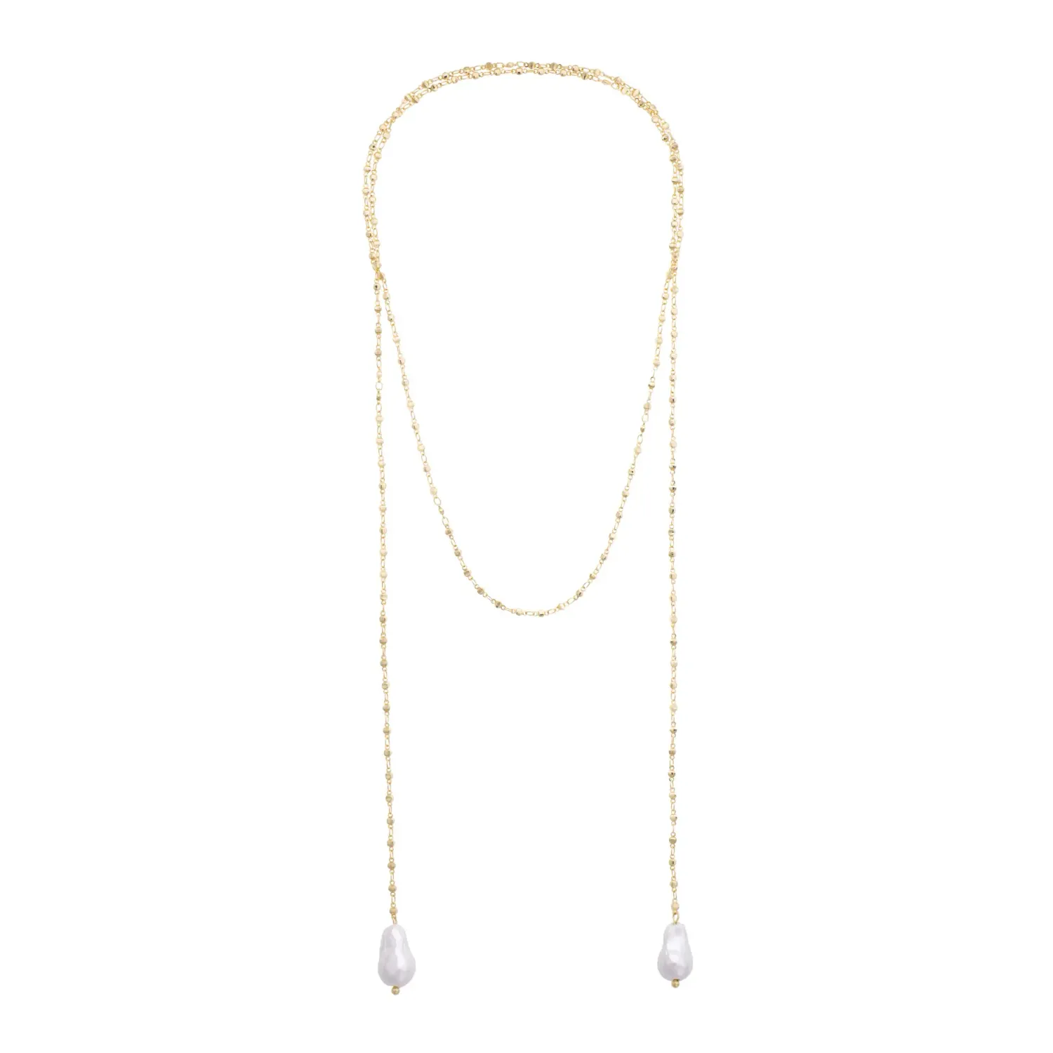 Cordelia Pearl Wrap Necklace
