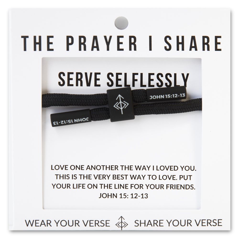 The Prayer Share - Serve Selflessly - BLACK