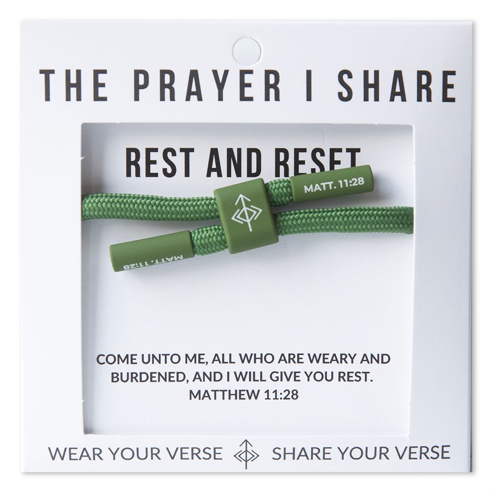 The Prayer Share - Rest and Reset - GREEN