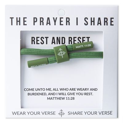 The Prayer Share - Rest and Reset - GREEN