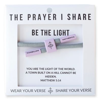 The Prayer Share - Be The Light - GRAY