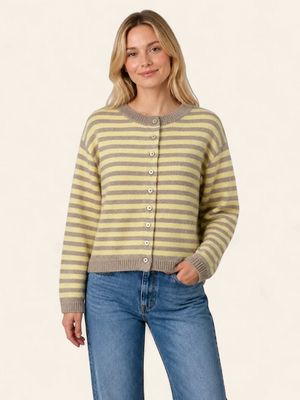 The Lemon Latte Cardigan - YELLOW