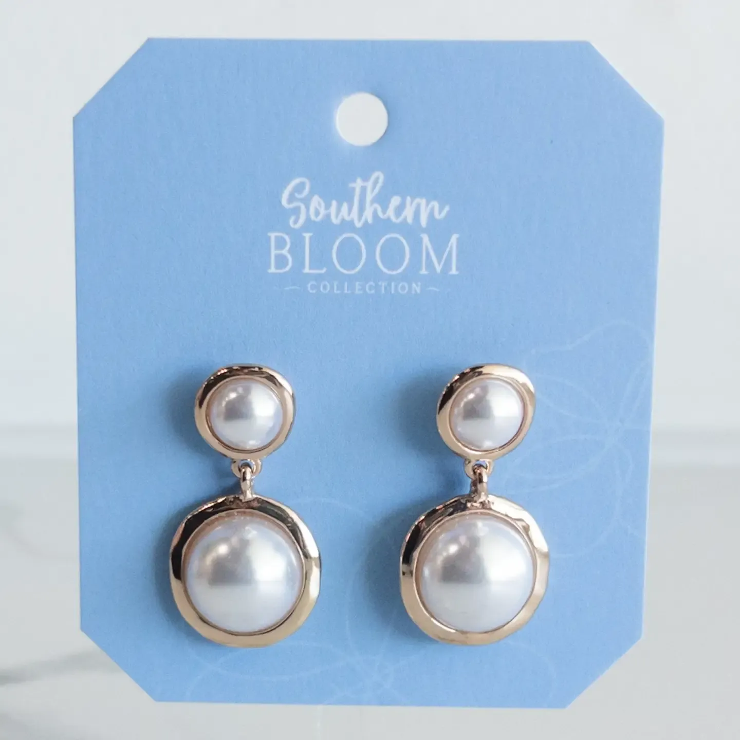 Cecilia Pearl Drop Earrings