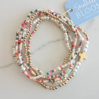 Layered in Grace Bracelet - CONFETTI