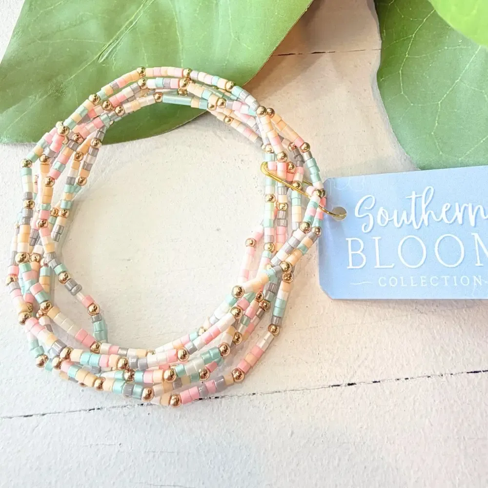Golden Pastels Bracelet Stack