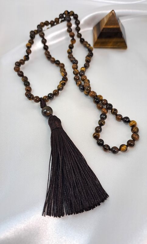 Mala Œil de tigre - Intuition, courage, protection